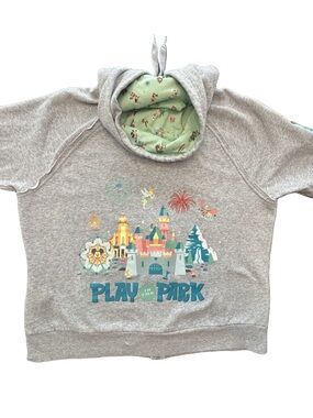 Disney parks whimsical play in the park full zip castle Disneyland hoodie 1X